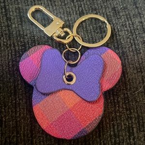 Plaid keychains Disney inspired